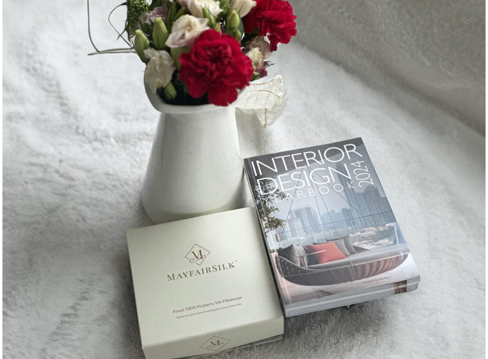 Mayfairsilk: Luxury Bedding featured in the Interior Design Yearbook 2024
