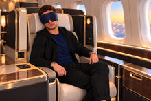 Load image into Gallery viewer, Midnight Blue 360 Wraparound Silk Sleep Mask