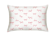 Load image into Gallery viewer, Blush Bows Pure Silk Pillowcase