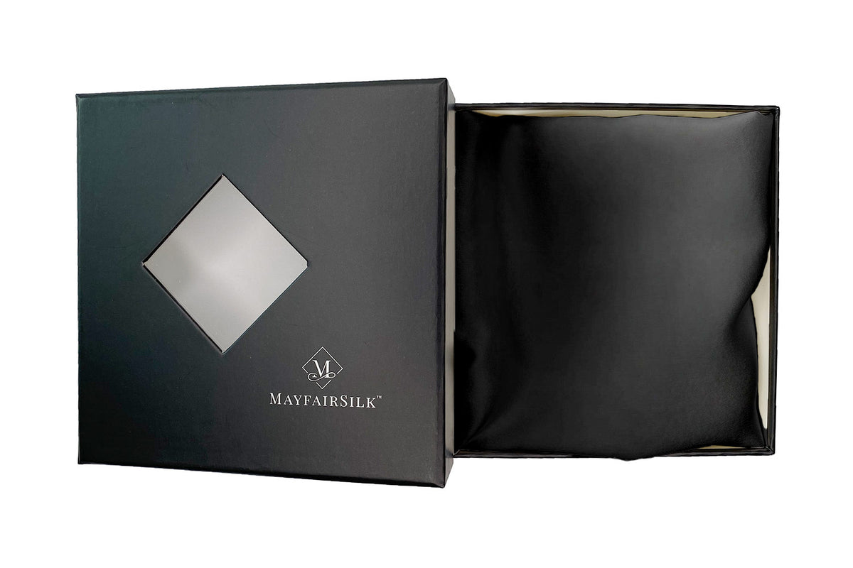 Charcoal Pure Silk Boudoir Cushion Cover 30x50cm