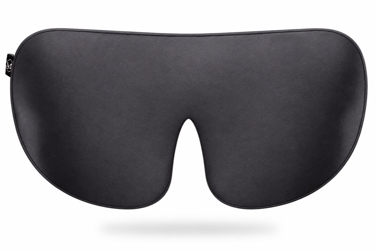 Charcoal Silk Eye Mask