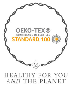 Mayfairsilk is certified Standard 100 by Oeko-Tex