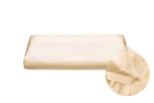 Load image into Gallery viewer, Champagne Pure Silk Oxford Duvet Cover