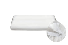 Load image into Gallery viewer, Oyster Grey Pure Silk Oxford Duvet Cover