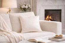 Load image into Gallery viewer, Ivory Pure Silk Cushion Cover