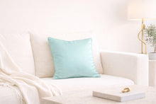 Load image into Gallery viewer, Teal Breeze Pure Silk Cushion Cover