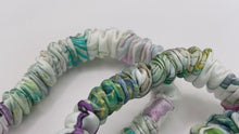 Load and play video in Gallery viewer, Iridescent Garden Silk Hair Ties Set