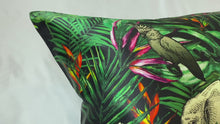 Load and play video in Gallery viewer, Video close-up of Jungle Silk Pillowcase by MayfairSilk
