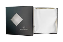 Load image into Gallery viewer, Brilliant White Pure Silk Cushion Cover - MayfairSilk