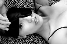 Load image into Gallery viewer, Charcoal Silk Sleep Mask - MayfairSilk