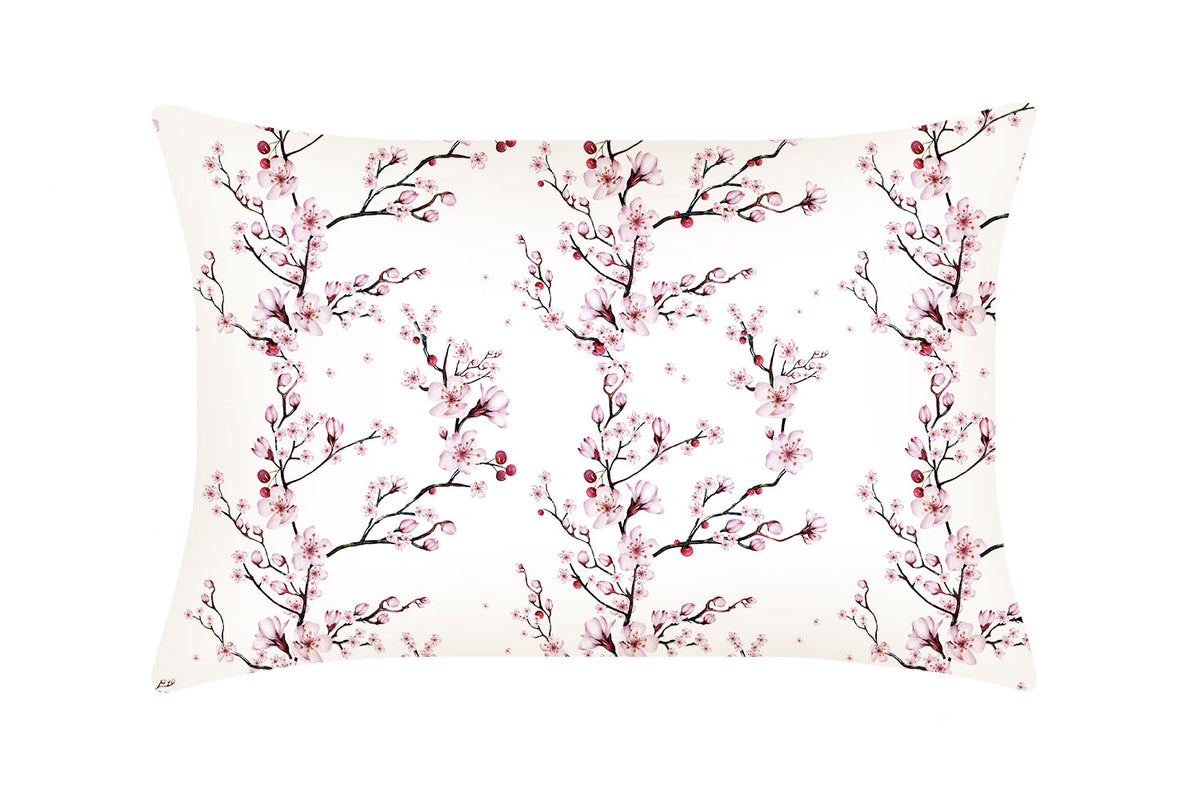 Cherry Blossom Silk Pillowcase