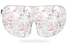 Load image into Gallery viewer, Flamingos Silk Sleep Mask - MayfairSilk