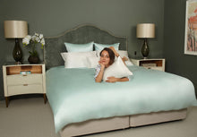 Load image into Gallery viewer, Ivory Boudoir Pure Silk Cushion Cover - MayfairSilk