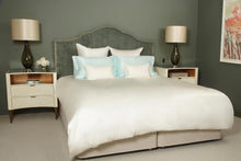 Load image into Gallery viewer, Ivory Pure Silk Cushion Cover - MayfairSilk