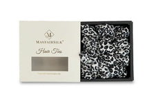 Load image into Gallery viewer, Leopard Silk Scrunchies Set - MayfairSilk