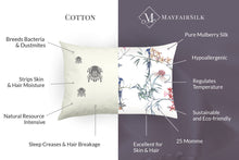 Load image into Gallery viewer, Hummingbird Silk Pillowcase and Scrunchies Gift Set