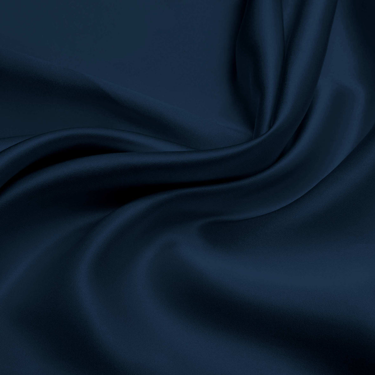 Midnight Blue Pure Silk Flat Sheet - MayfairSilk