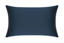 Load image into Gallery viewer, Midnight Blue Silk Pillowcase in Super King size