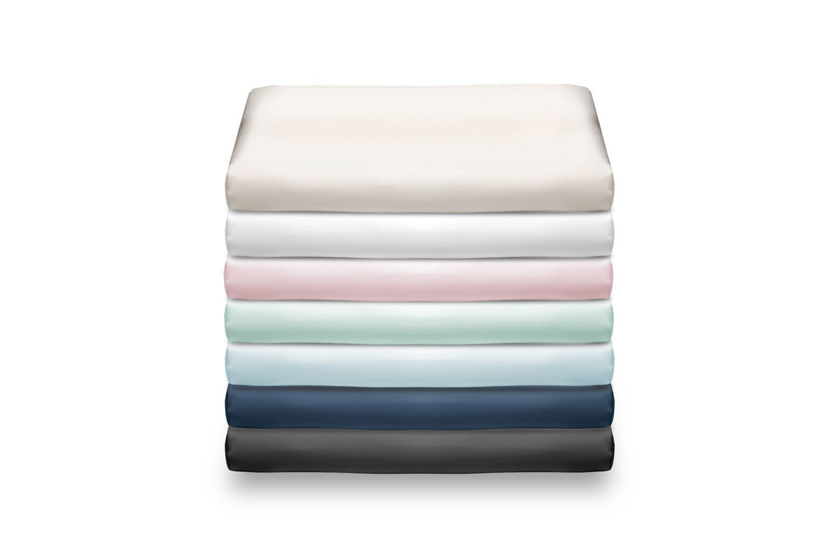 Pastel Blue Silk Duvet Cover | Calming Luxury for Cool Colour Palettes ...