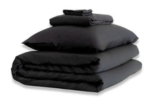 Load image into Gallery viewer, Charcoal Silk Duvet Set - MayfairSilk