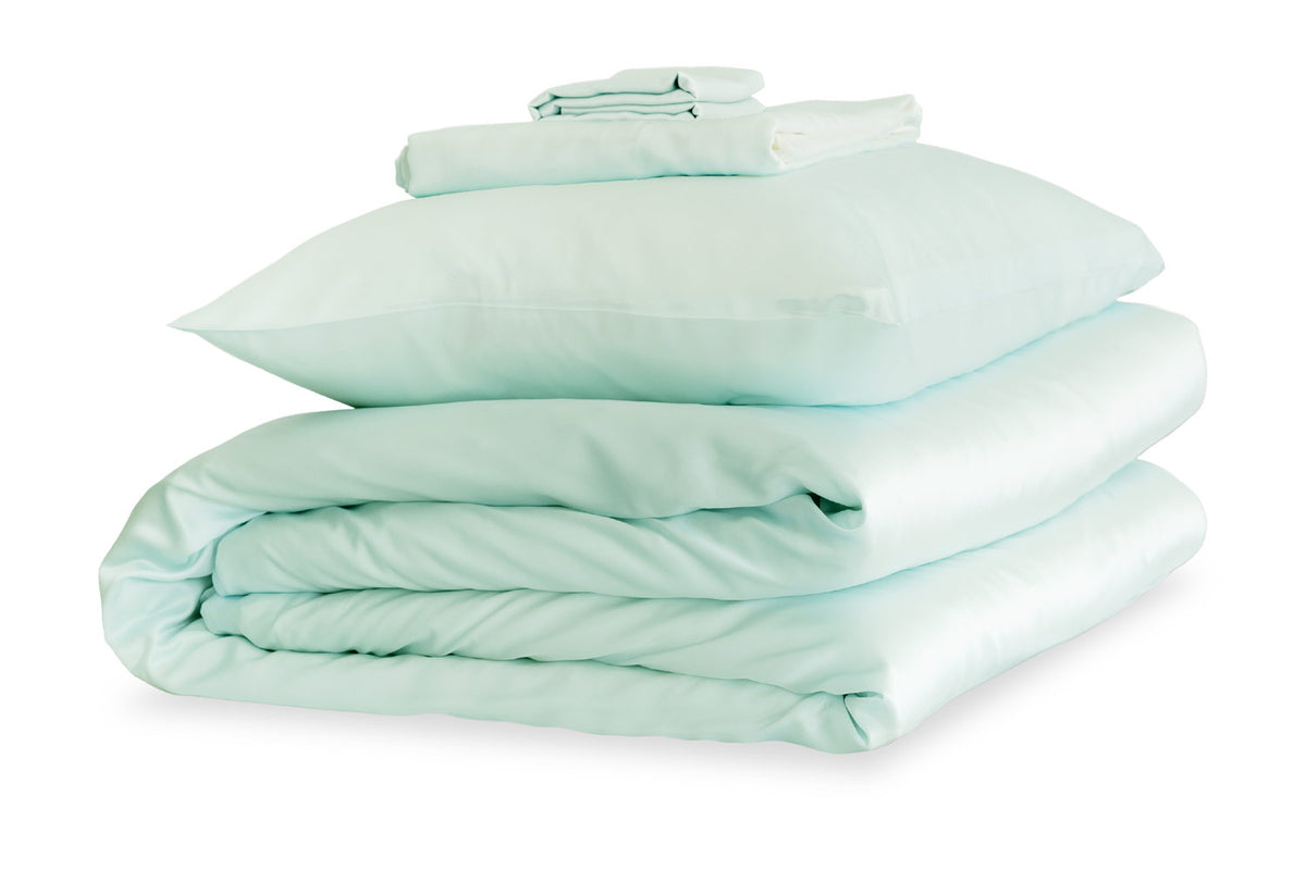 Teal Breeze Silk Duvet Set - MayfairSilk