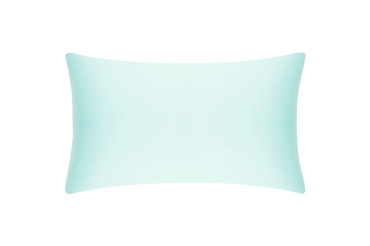 Teal Pure Silk Boudoir Cushion Cover