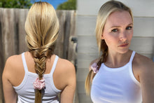 Load image into Gallery viewer, Precious Pink Silk Scrunchies Set