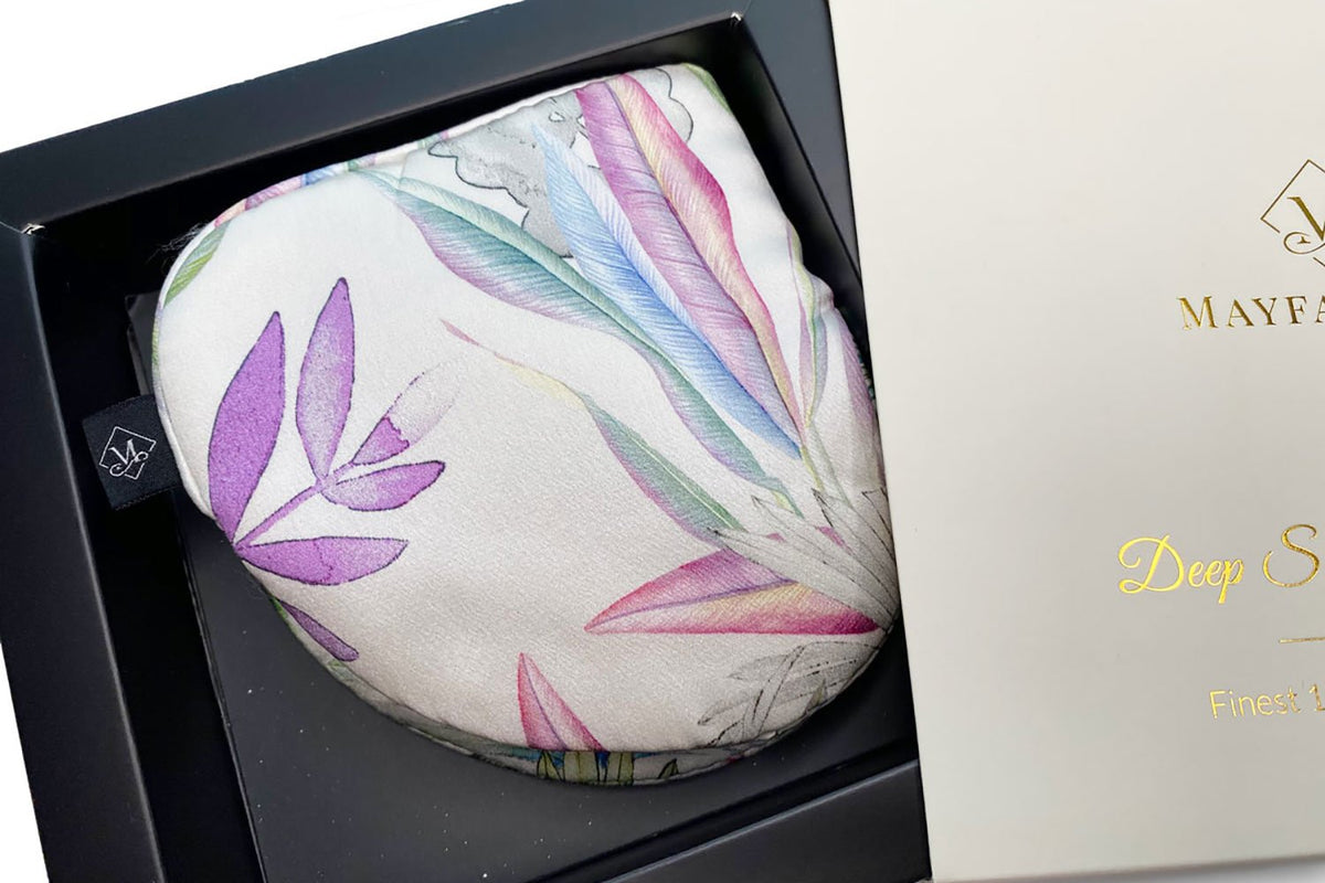 Iridescent Garden Pure Silk Sleep Gift Set - MayfairSilk