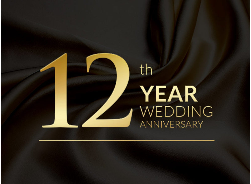 12th wedding anniversary gift ideas