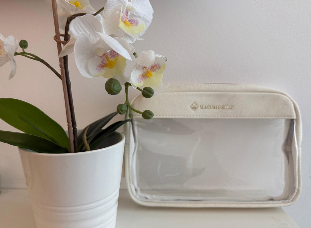 The Mayfairsilk Travel Pouch, because your silk deserves better