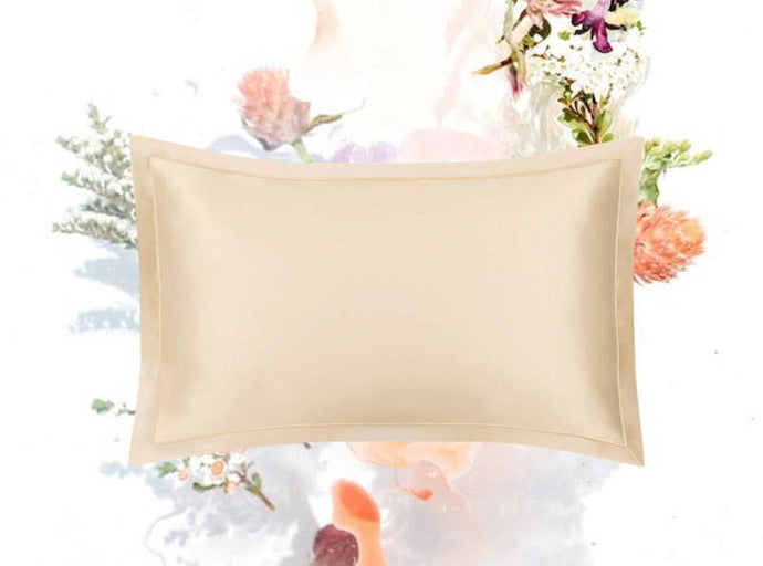 Champagne Gold Silk Pillowcase - Launched for the Summer