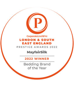 Mayfairsilk voted Bedding Brand of the Year by Prestige Awards 2022