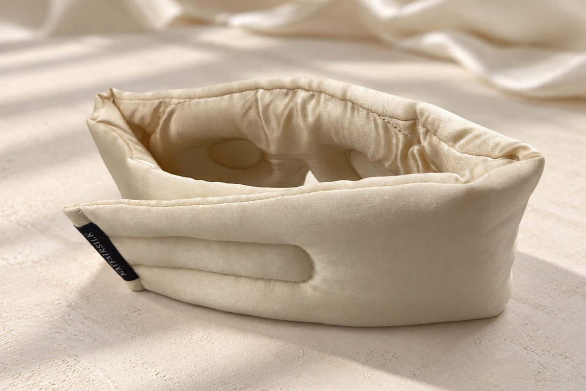 Champagne Silk 360 Sleep Mask