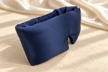 Load image into Gallery viewer, Midnight Blue 360 Wraparound Silk Sleep Mask
