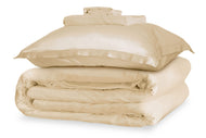 Champagne Oxford Silk Duvet Set