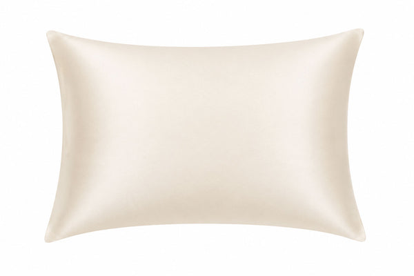 Cream Pure Silk Pillowcase