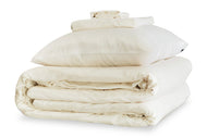 Cream Silk Duvet Set