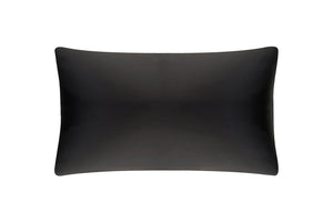 Charcoal Pure Silk Boudoir Cushion Cover 30x50cm