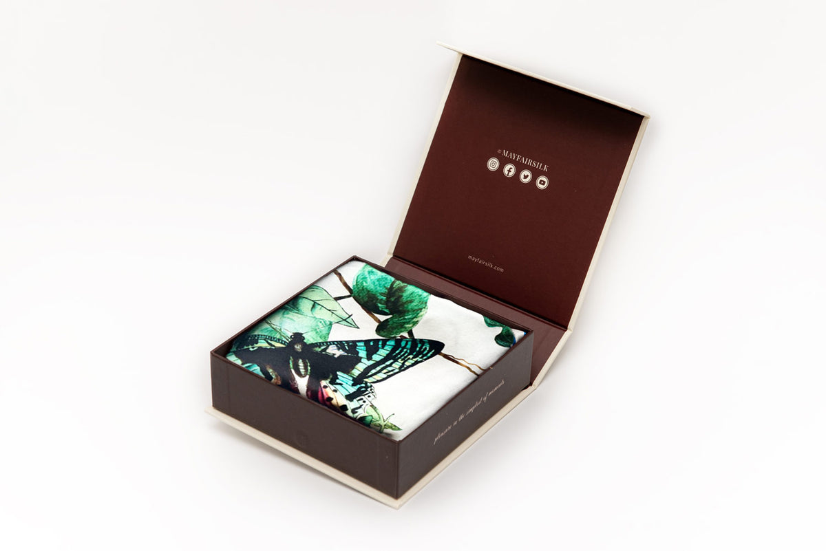 Emerald Garden Pure Silk Pillowcase