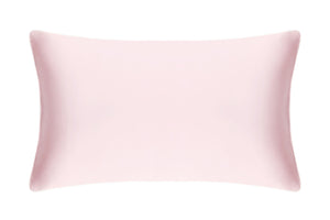 Funda de almohada de pura seda rosa precioso