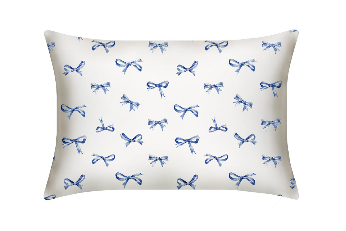 Regent Bows Pure Silk Pillowcase