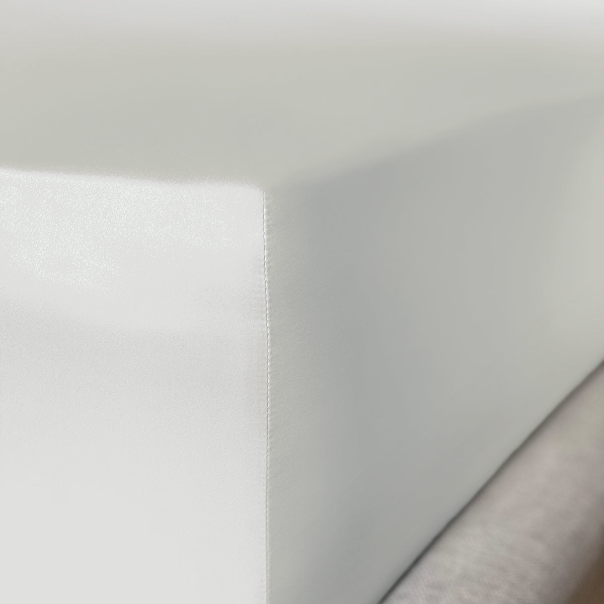 Oyster Pure Silk Fitted Sheet