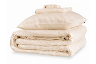 Cream Silk Duvet Set