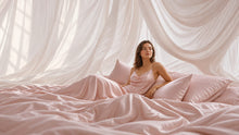 Load image into Gallery viewer, Pink Pure Silk Pillowcase
