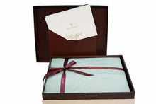 Load image into Gallery viewer, Teal Breeze Pure Silk Fitted Sheet
