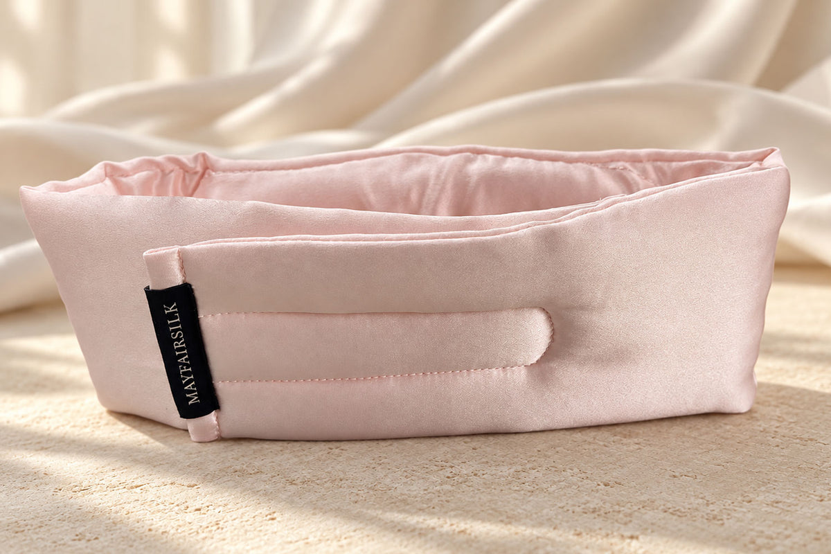 Pink Silk 360 Sleep Mask