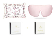 Cherry Blossom and Precious Pink Silk Sleep Gift Set - MayfairSilk