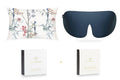 Hummingbird and Midnight Blue Silk Sleep Gift Set