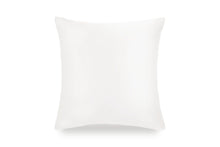Load image into Gallery viewer, Brilliant White Pure Silk Cushion Cover - MayfairSilk
