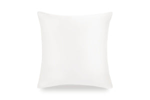 Brilliant White Pure Silk Cushion Cover - MayfairSilk